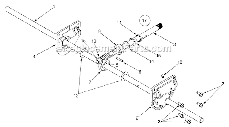 Page D Diagram and Parts List for 31BH5C3F401 2003 Yard Man Snow Blower